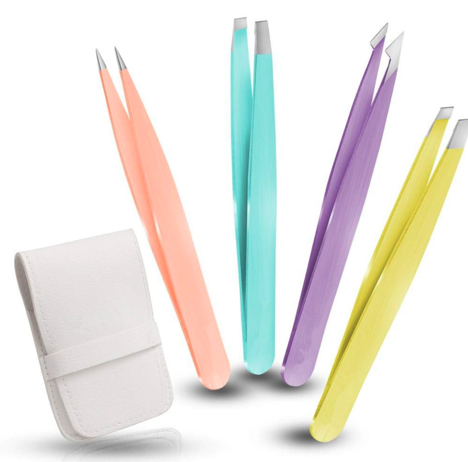 45 off on 4Piece Eyebrow Tweezer Set OneDayOnly