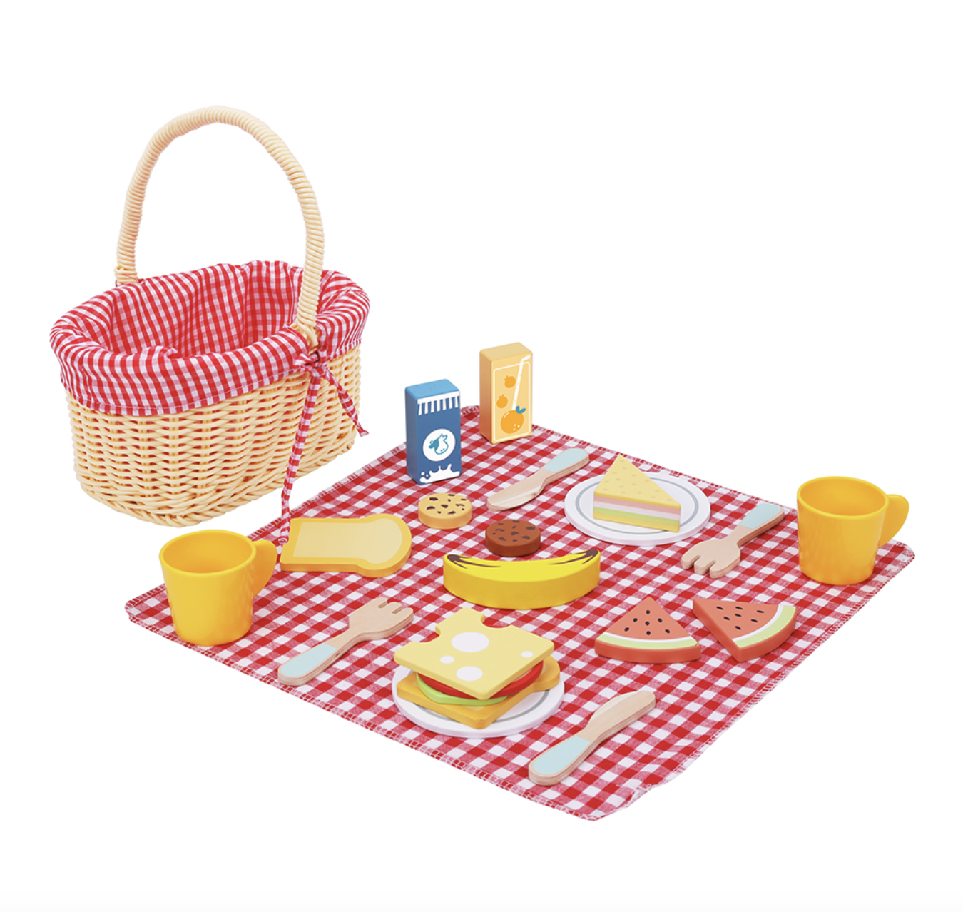 22 off on Wooden Picnic Basket Toy Set OneDayOnly