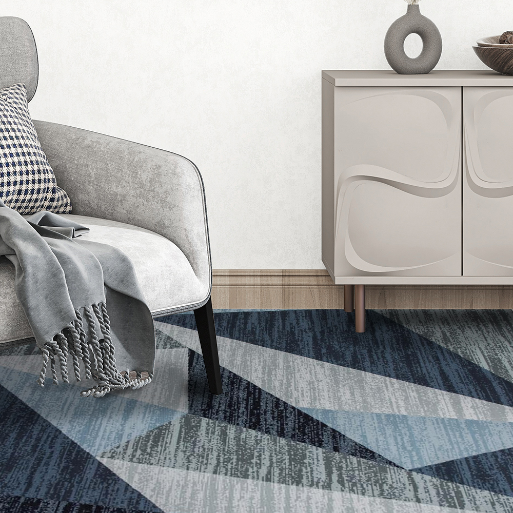 50% off on Pulse Geometric Block Design Rug | OneDayOnly