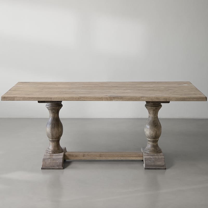 Solid Rubberwood Dining Table