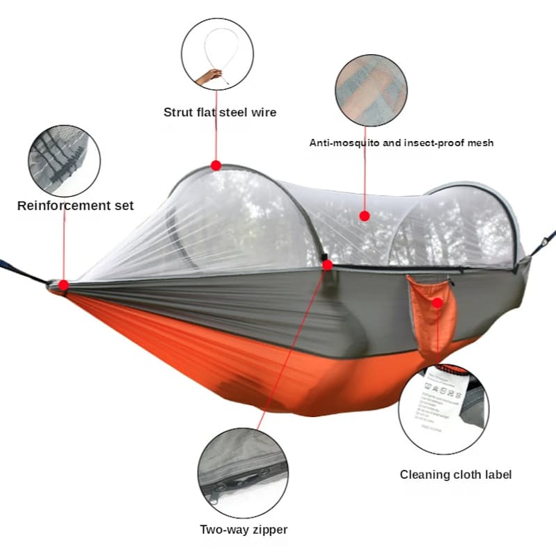 46% off on Hammock with Mosquito Net