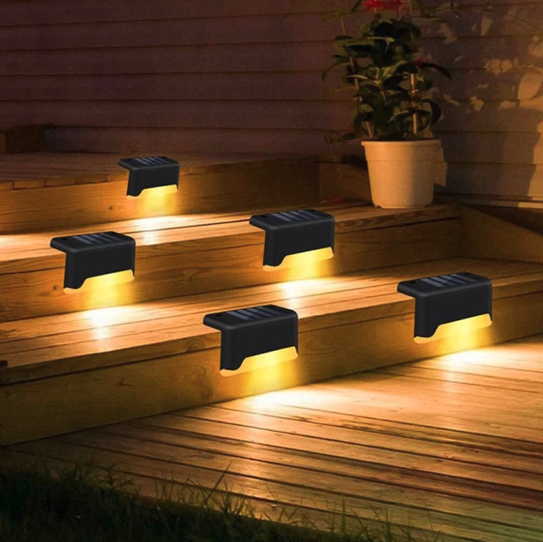 50 off on beaLED 4x Solar Stairs Step Lights OneDayOnly