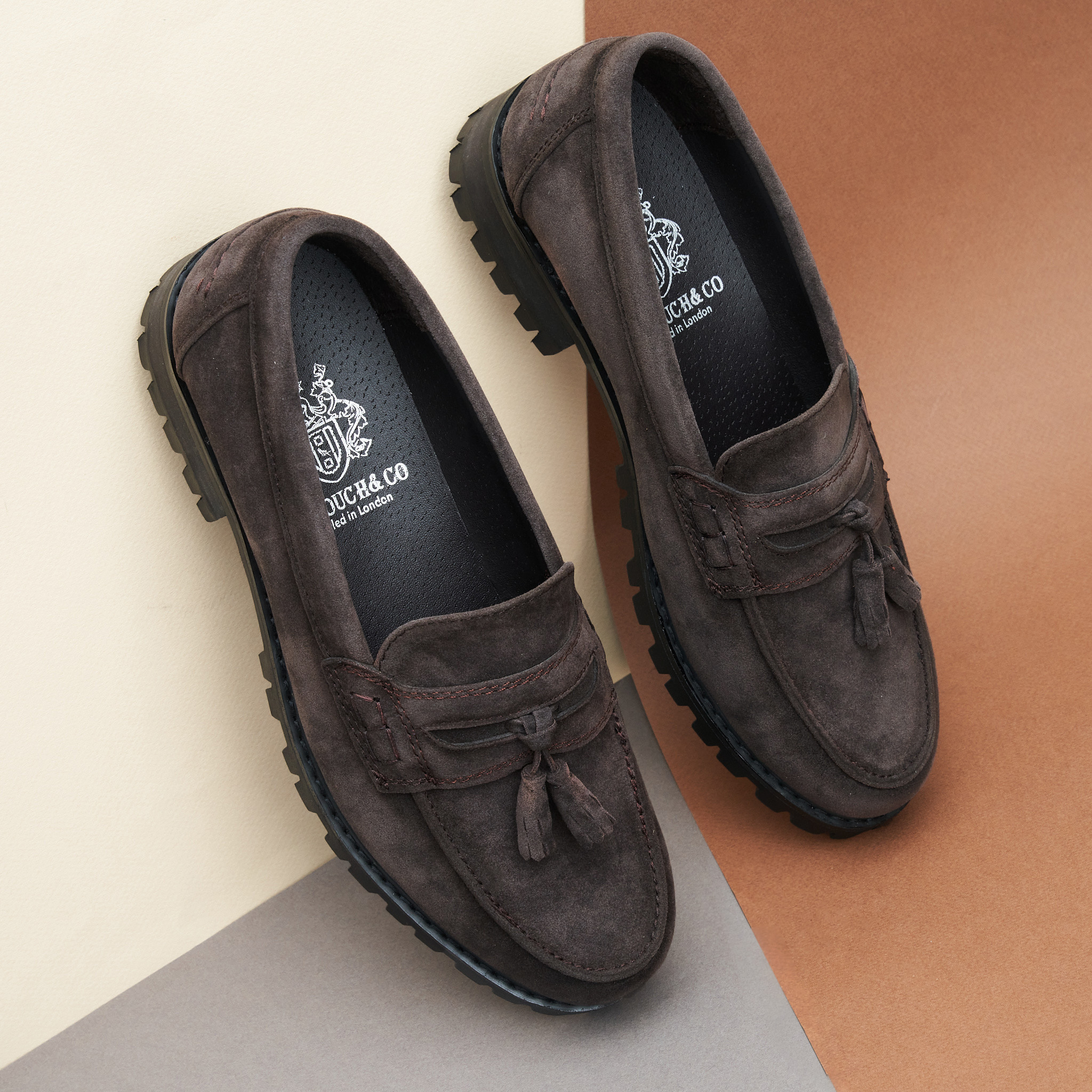31% off on Men's Suede Tread Tassel Loafers | OneDayOnly