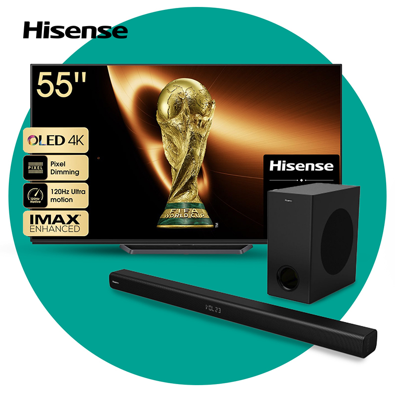 25 off on 55" OLED TV and Sound Bar System OneDayOnly