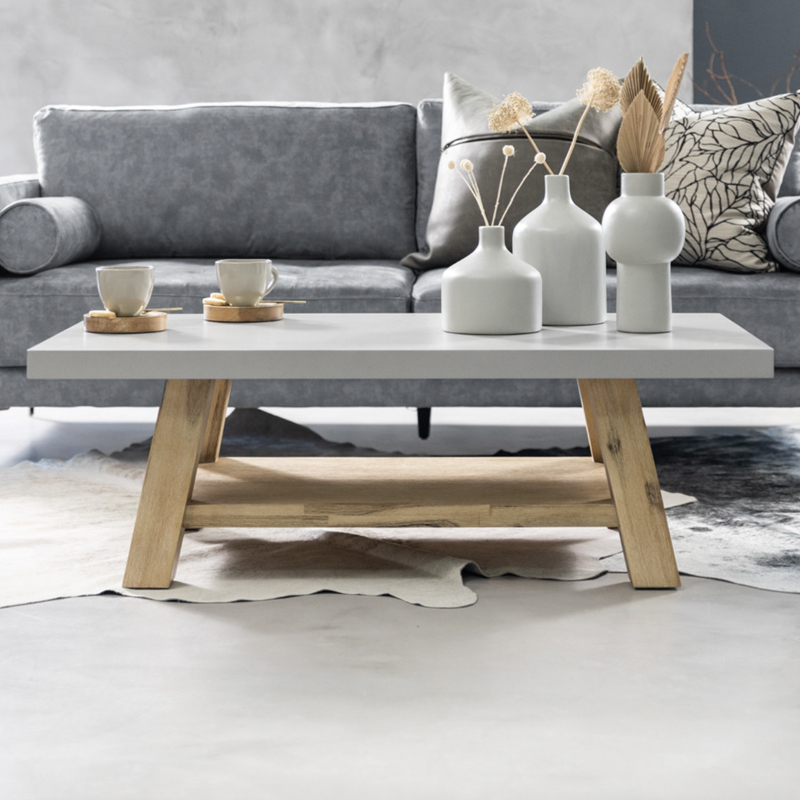 Acacia Wood Coffee Table