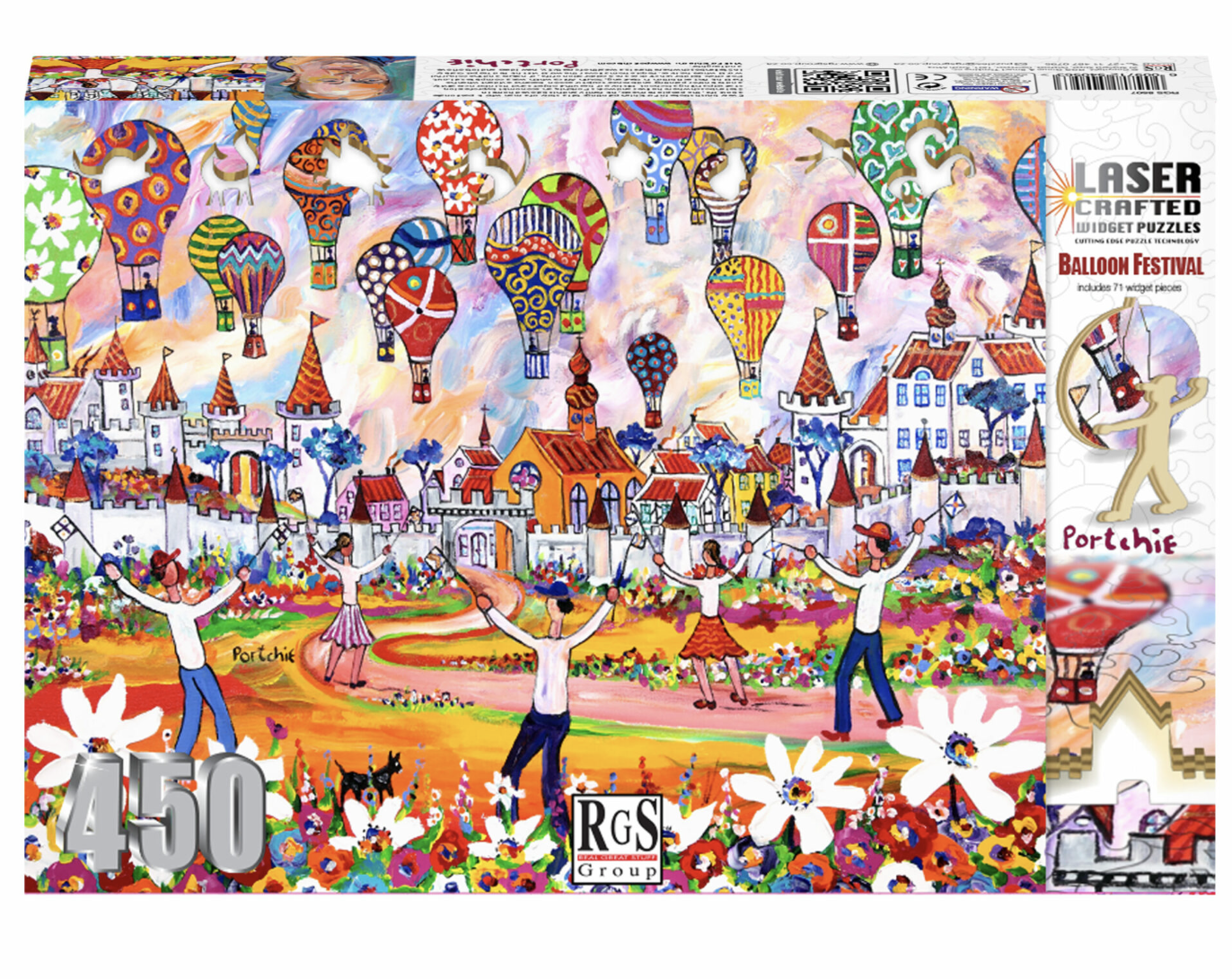 450-Piece Balloon Festival Widget Puzzle