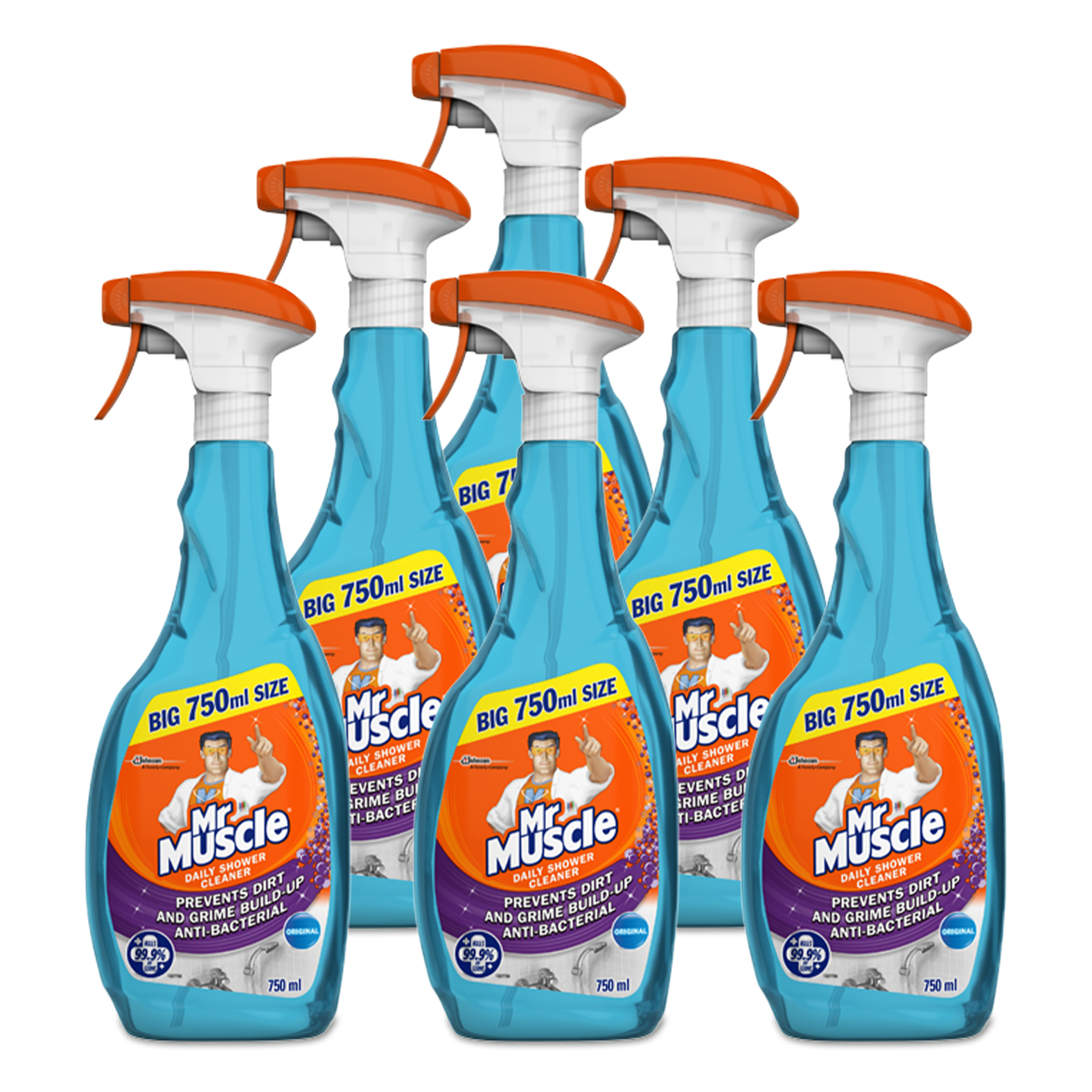 10 off on Mr Muscle 6x 750ml Shower Triggers OneDayOnly