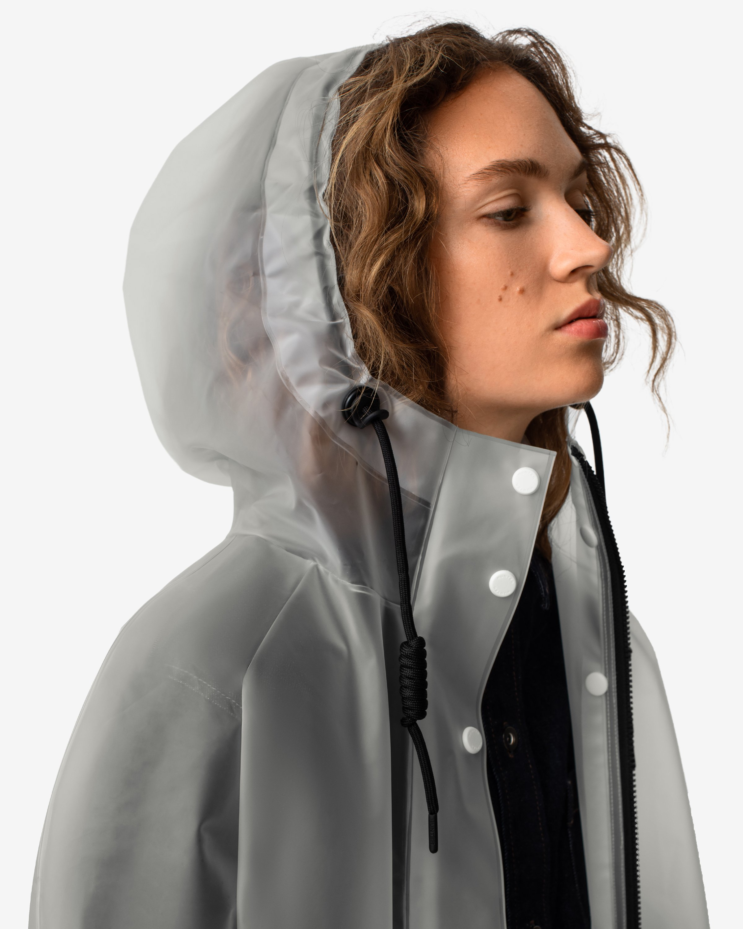、OVY Recycle Nylon Active Rain Parka R1,200 off on Unisex Play Transparent Parka | OneDayOnly