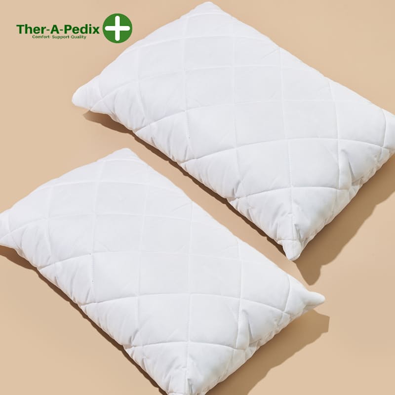 2x Ball Fibre Pillows