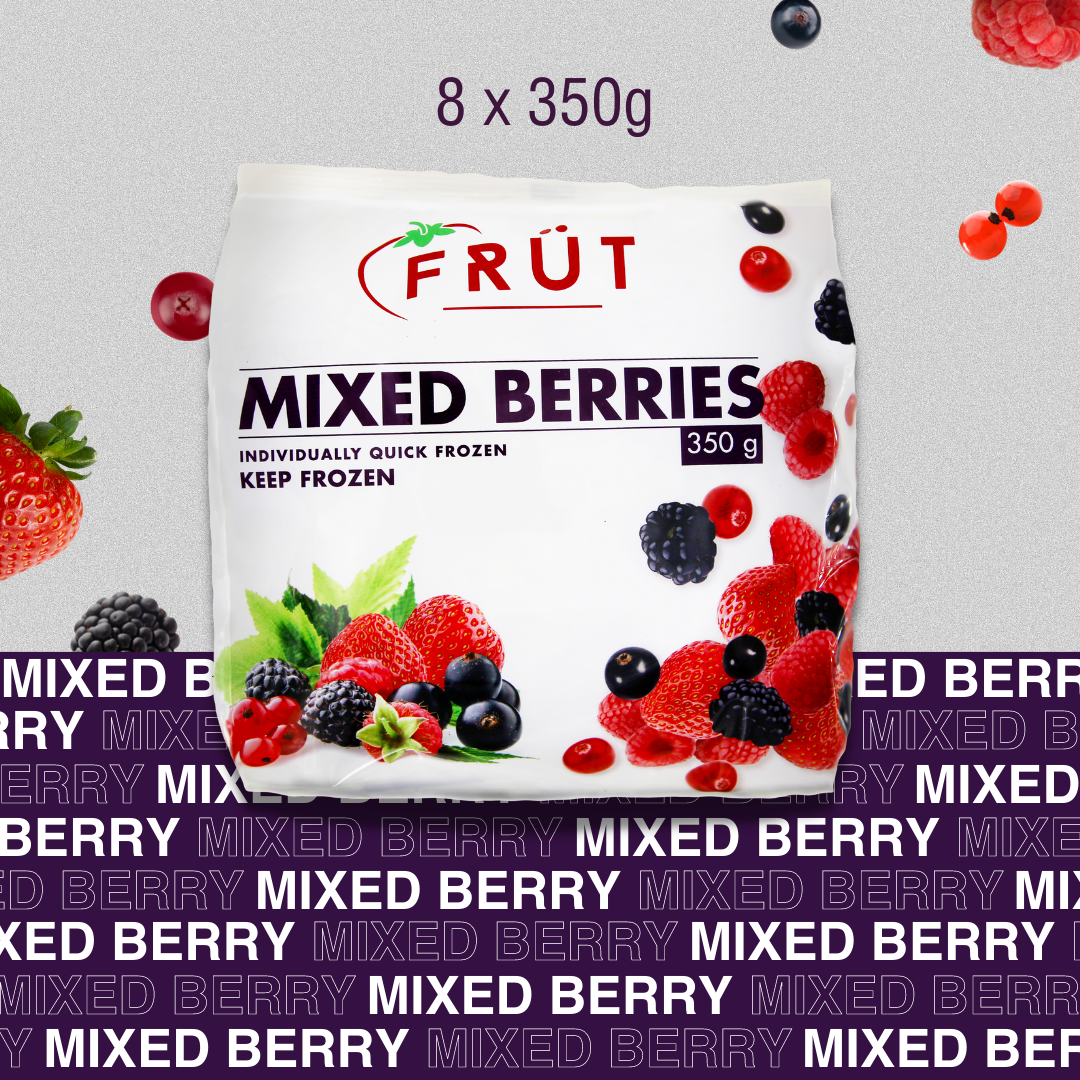 18% off on 8x 350g Mixed Berry Frozen Fruit | OneDayOnly