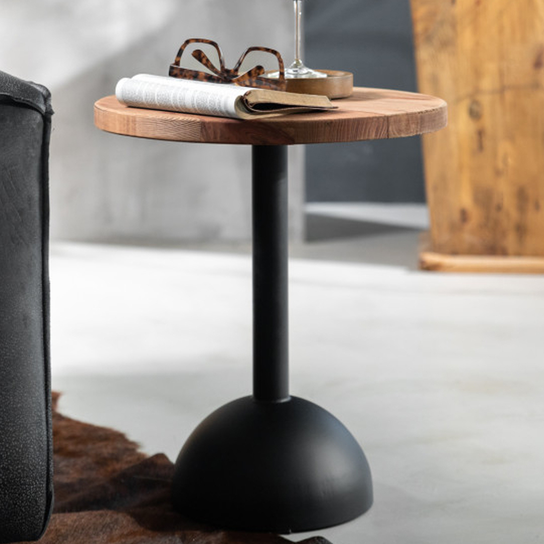 Reclaimed Pine Tall Side Table