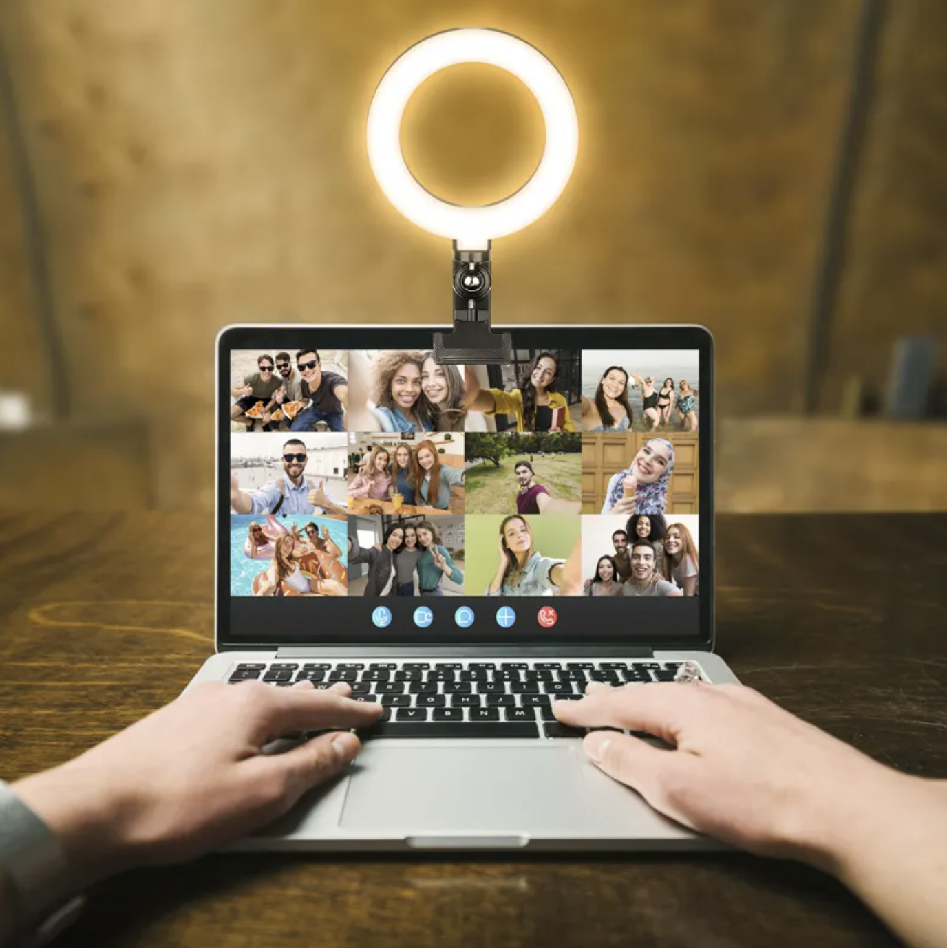 57 off on Aura 15cm LED ClipOn Ring Light OneDayOnly