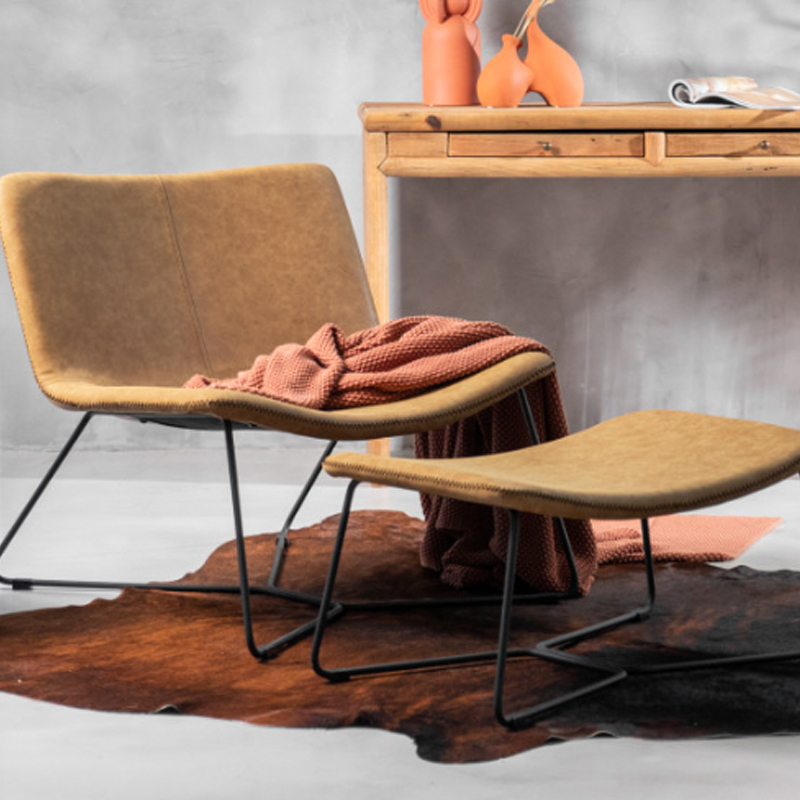 Lounge Chair and Stool