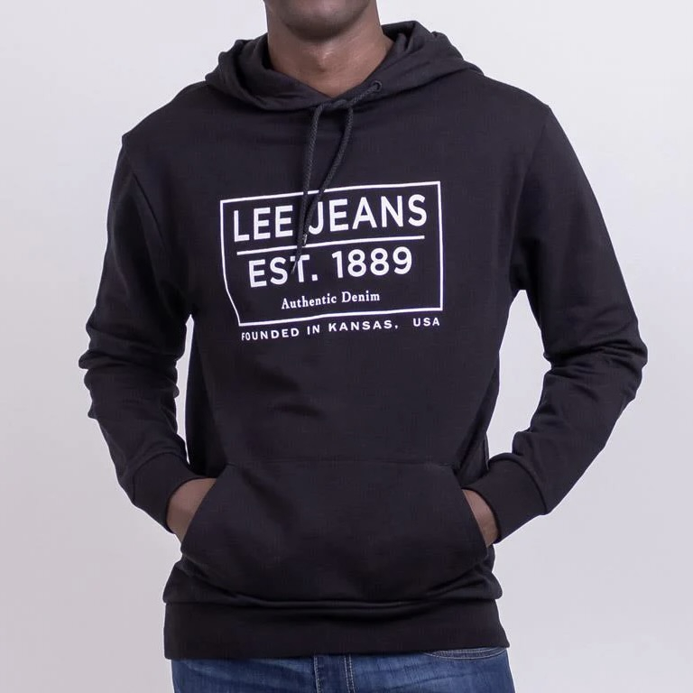 Lee Black Cotton Men's Sweatshirt