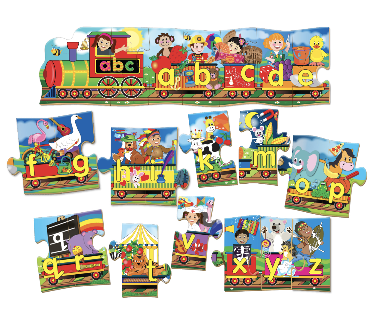 23% off on RGS 28-Piece Alphabet Train | OneDayOnly
