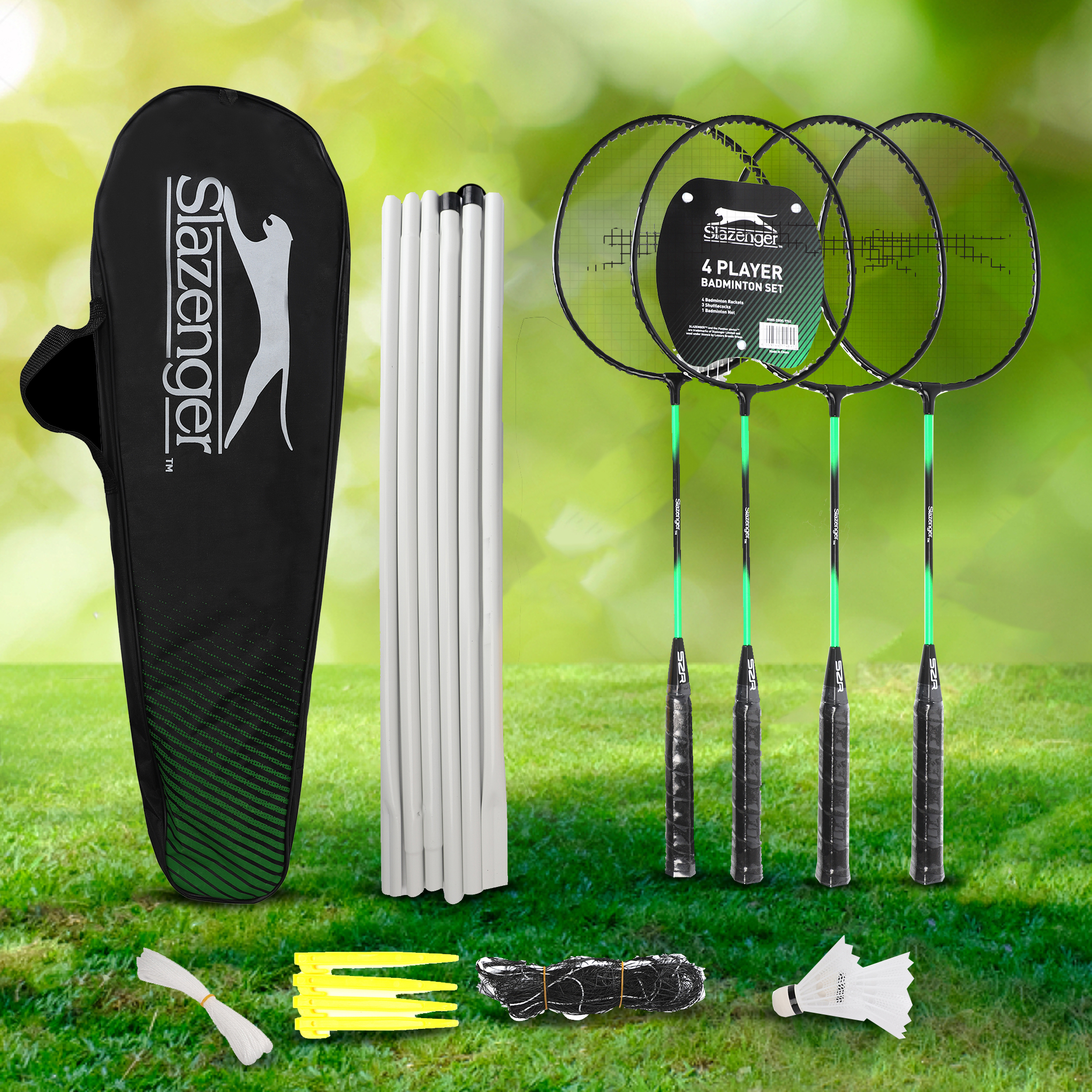 Housse Transport Raquettes Badminton Slazenger