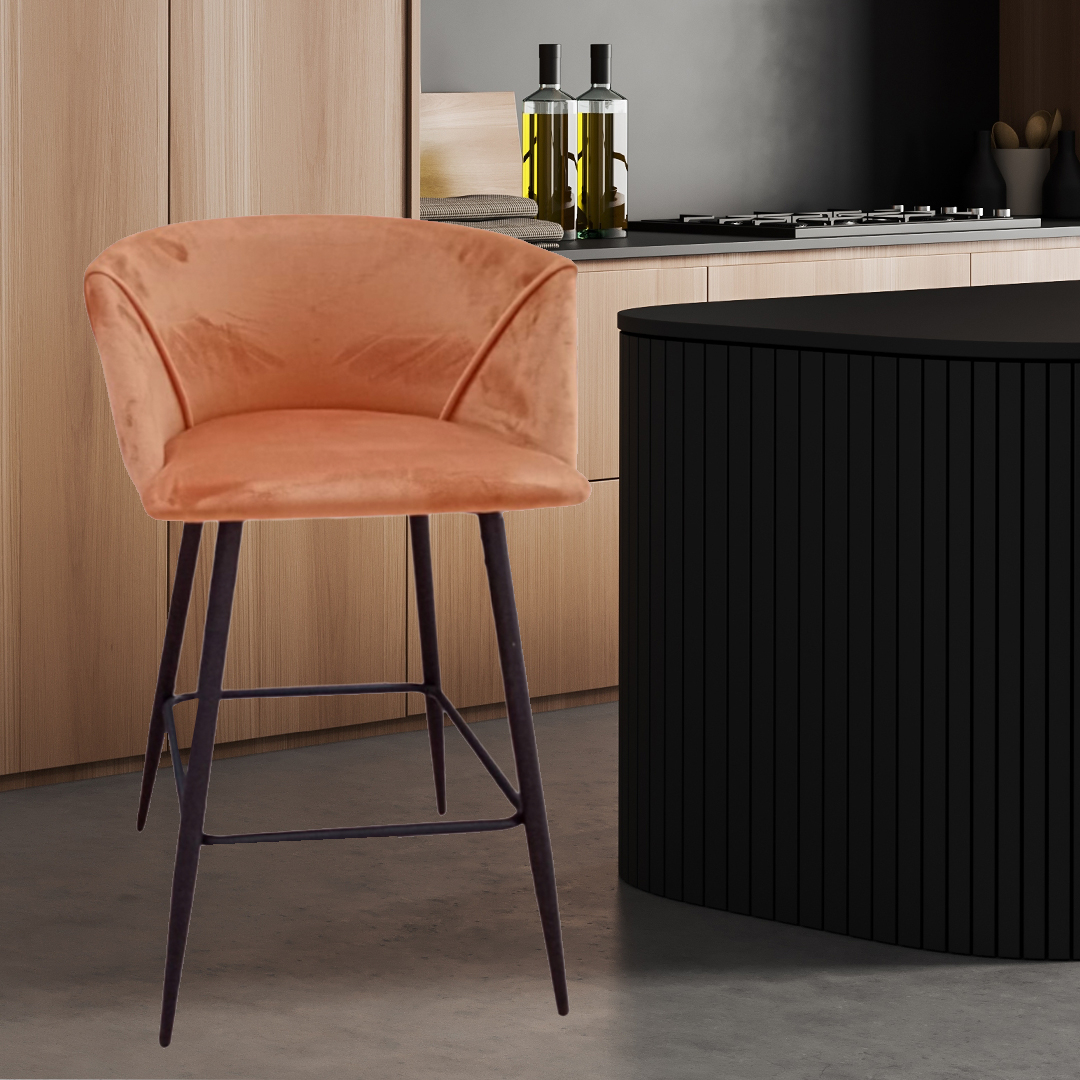 22% off on Kanan Velvet Bar Stool | OneDayOnly