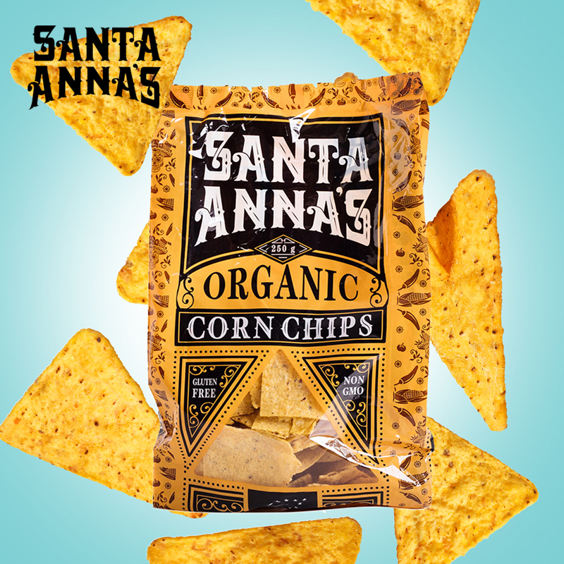 18 off on 9x 250g Organic Corn Chips OneDayOnly