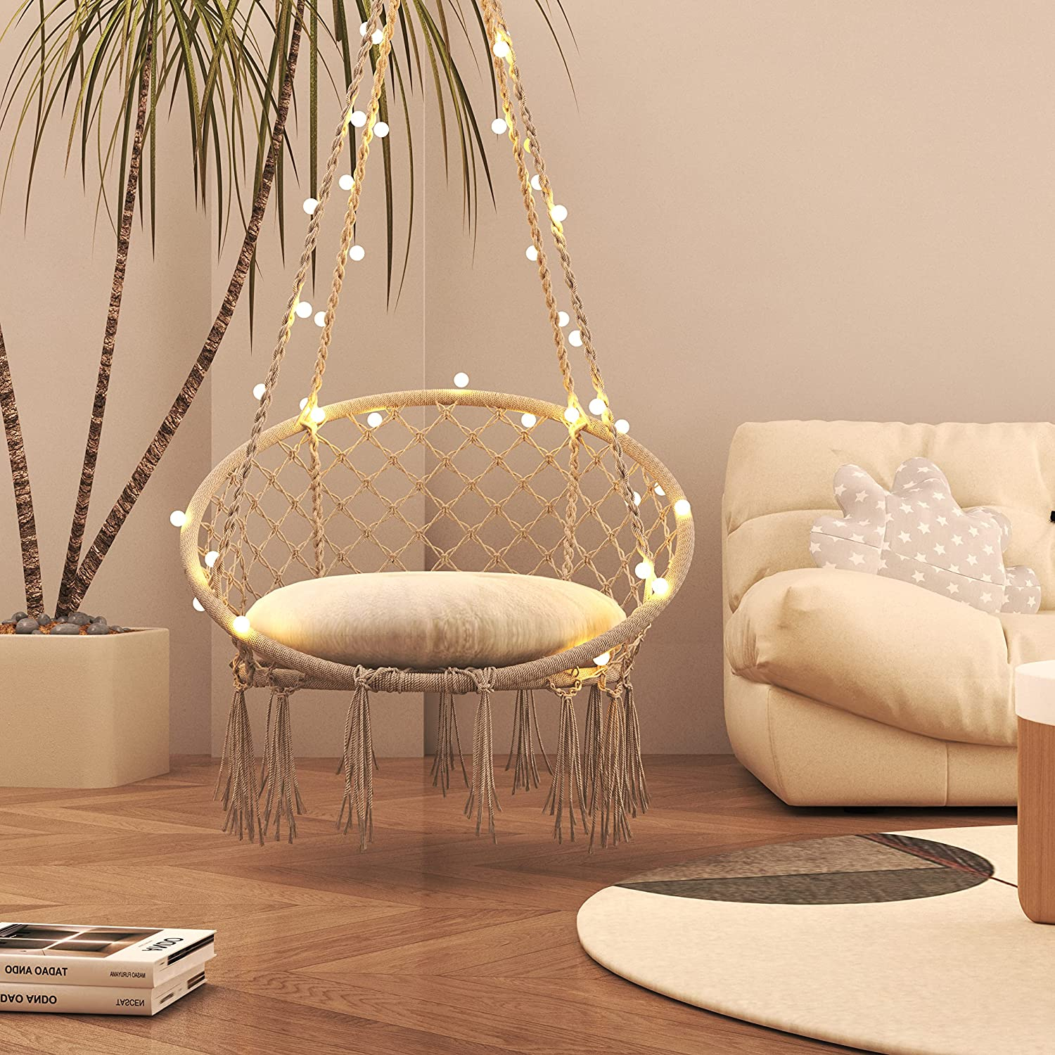 50% off on Fine Living Crochet Hammock Chair | OneDayOnly
