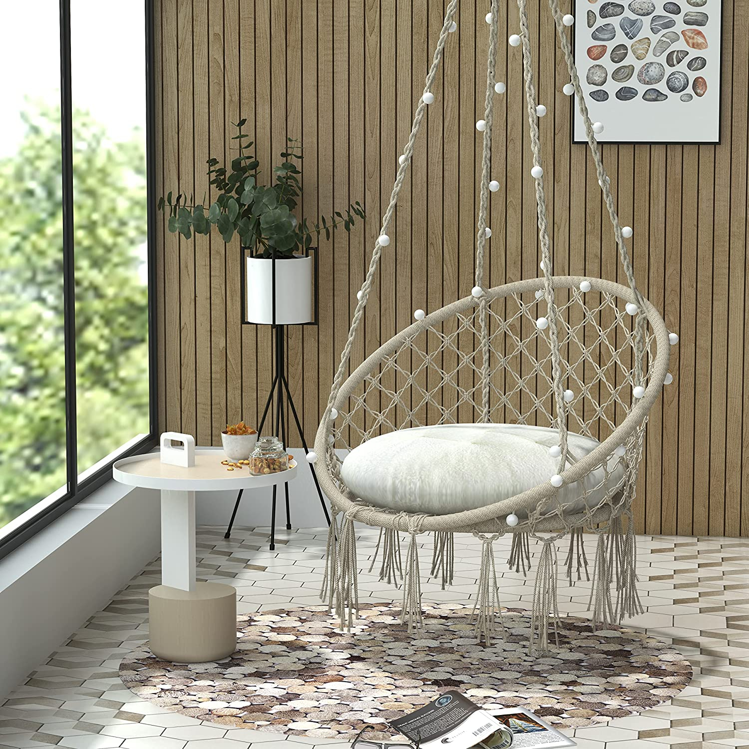 50% off on Fine Living Crochet Hammock Chair | OneDayOnly