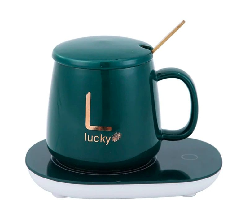 57% off on 2x Mugs & Warming Coasters | OneDayOnly