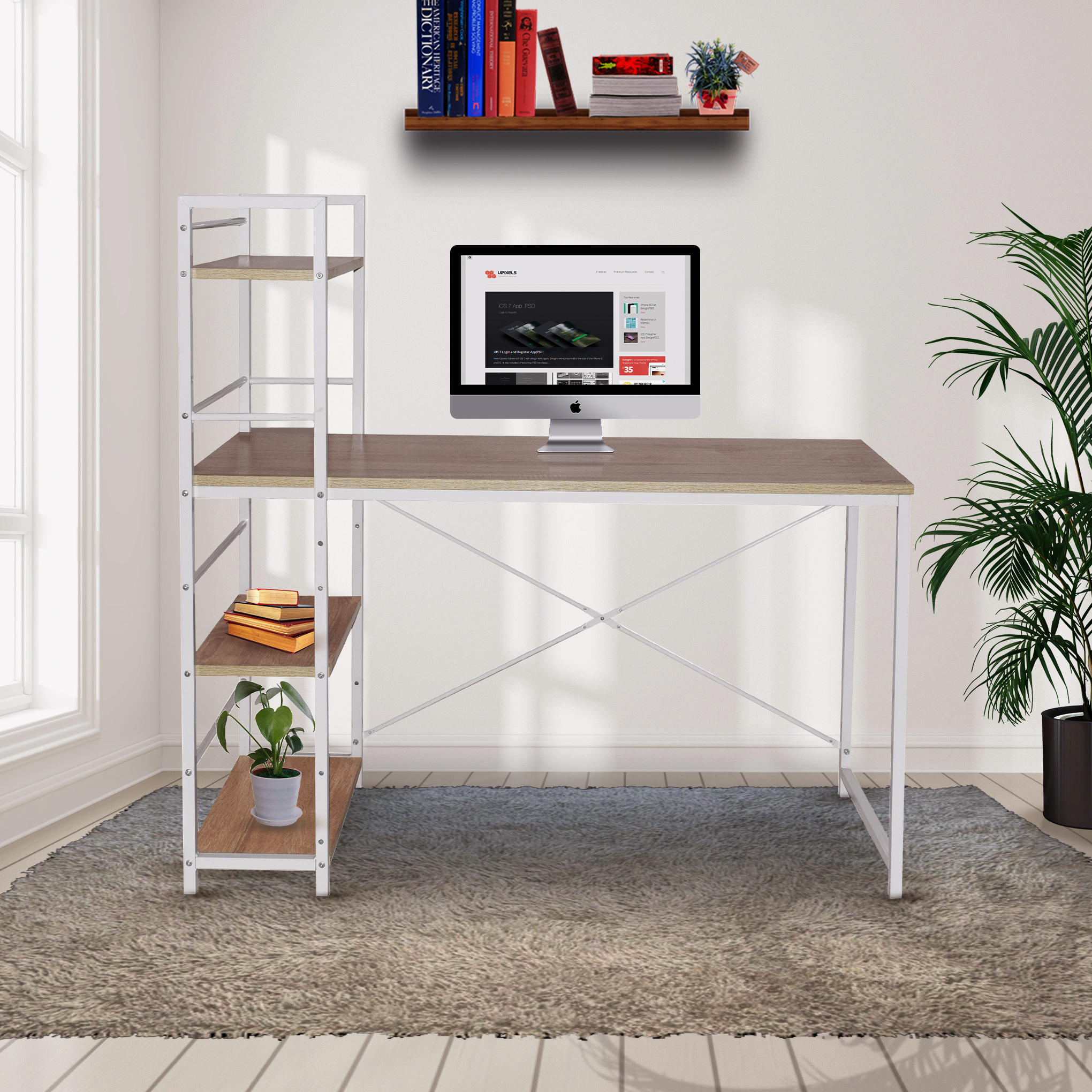 24 off on Jolene Desk & Shelf Combo OneDayOnly