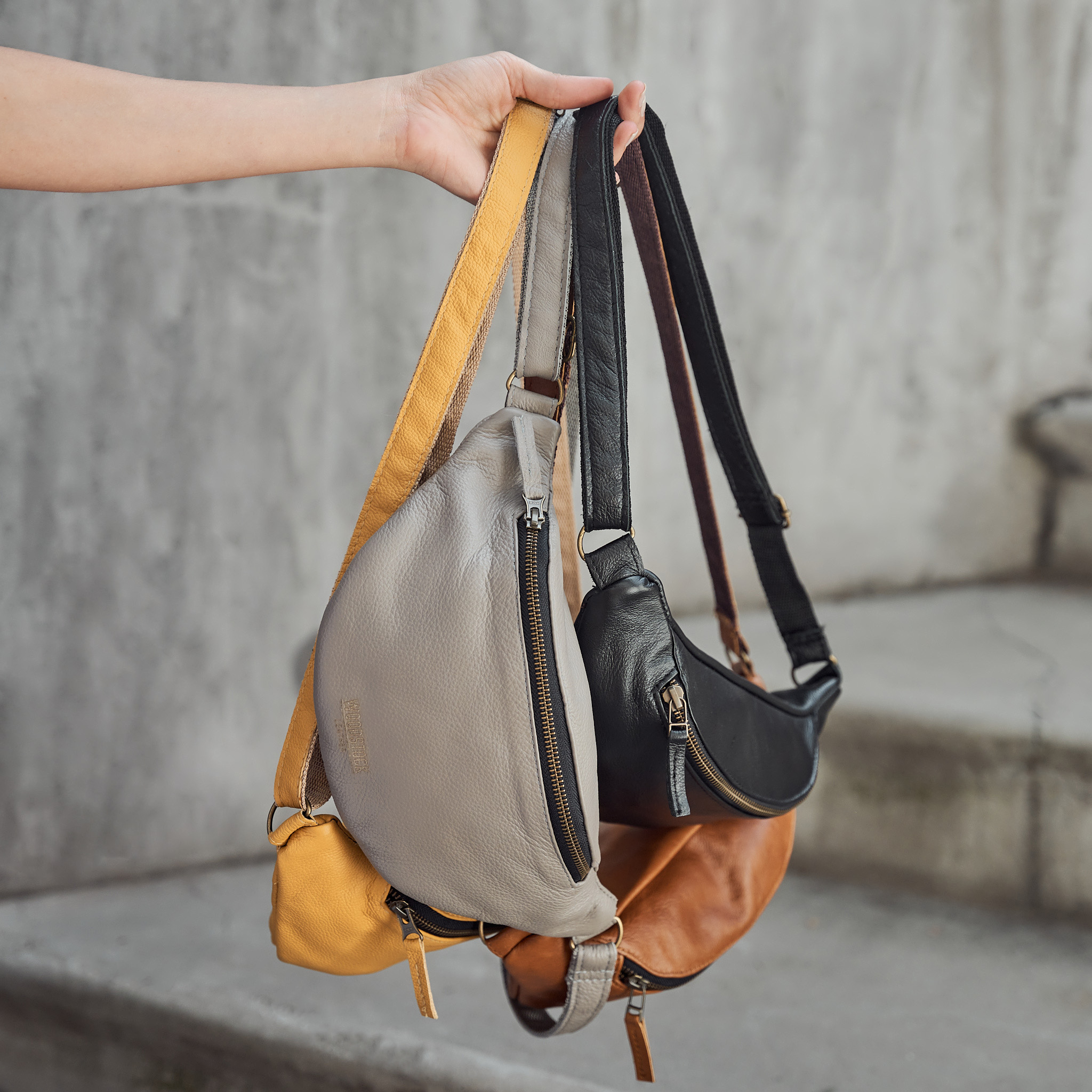 40% off on Genuine Leather Spencer Moon Bag | OneDayOnly
