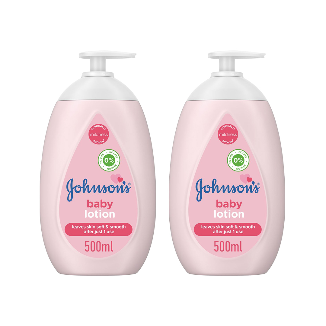 29 off on Johnson's Baby 2x 500ml Pink Lotions OneDayOnly