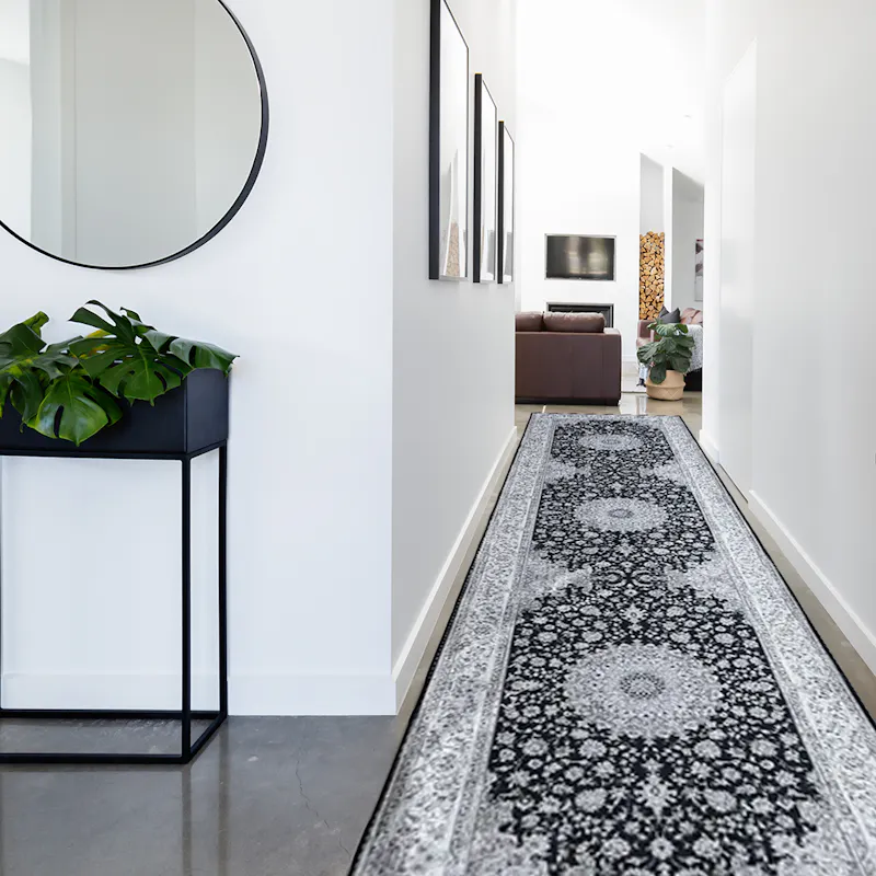 58% off on Tabriz Black Classic Shim Range Rug | OneDayOnly