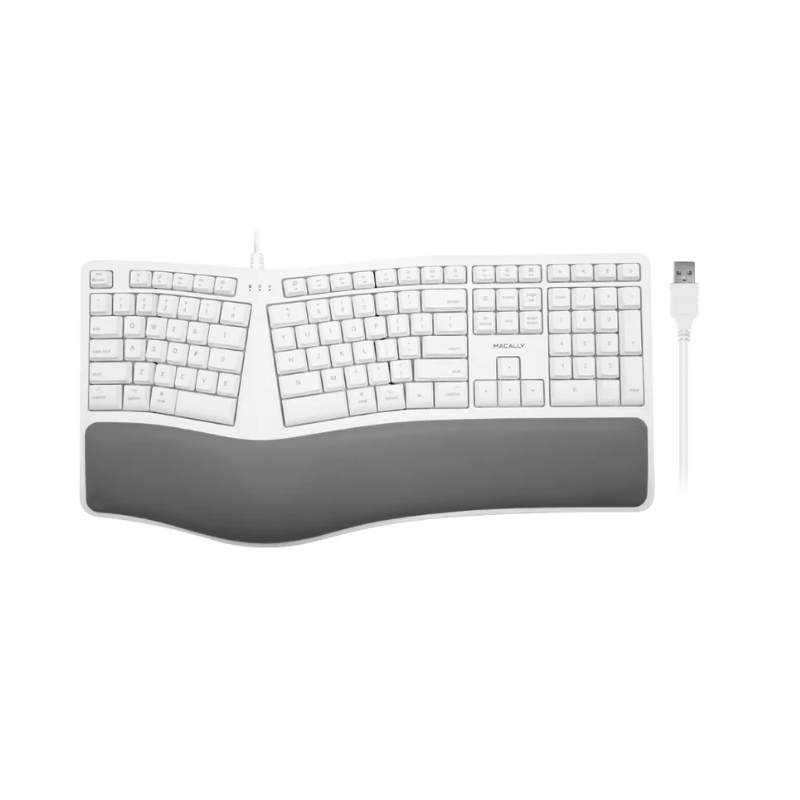 47 off on Macally Mac Keyboard with Wrist Rest OneDayOnly