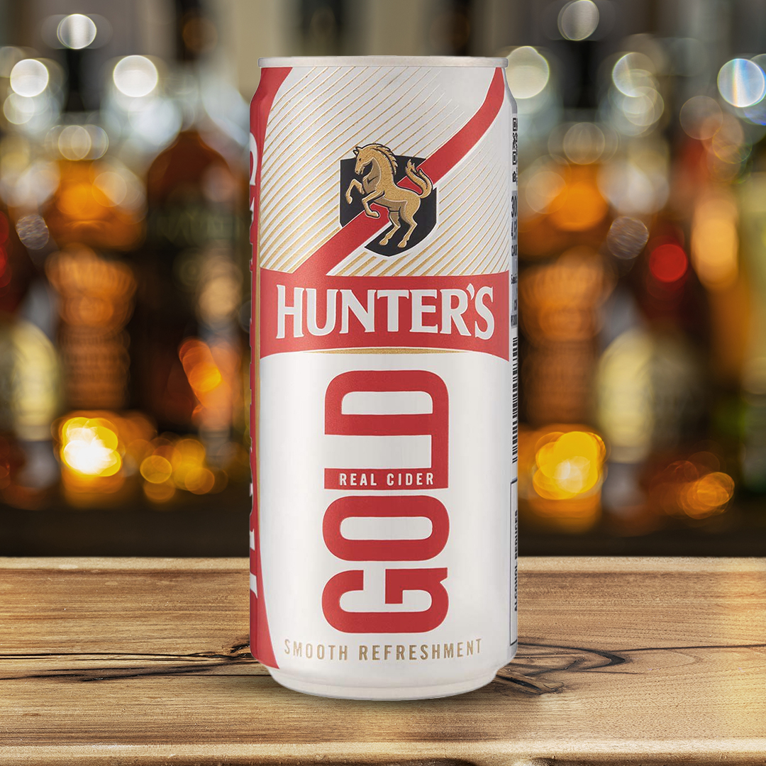 18 off on Hunter's 24x 440ml Gold Apple Cider OneDayOnly
