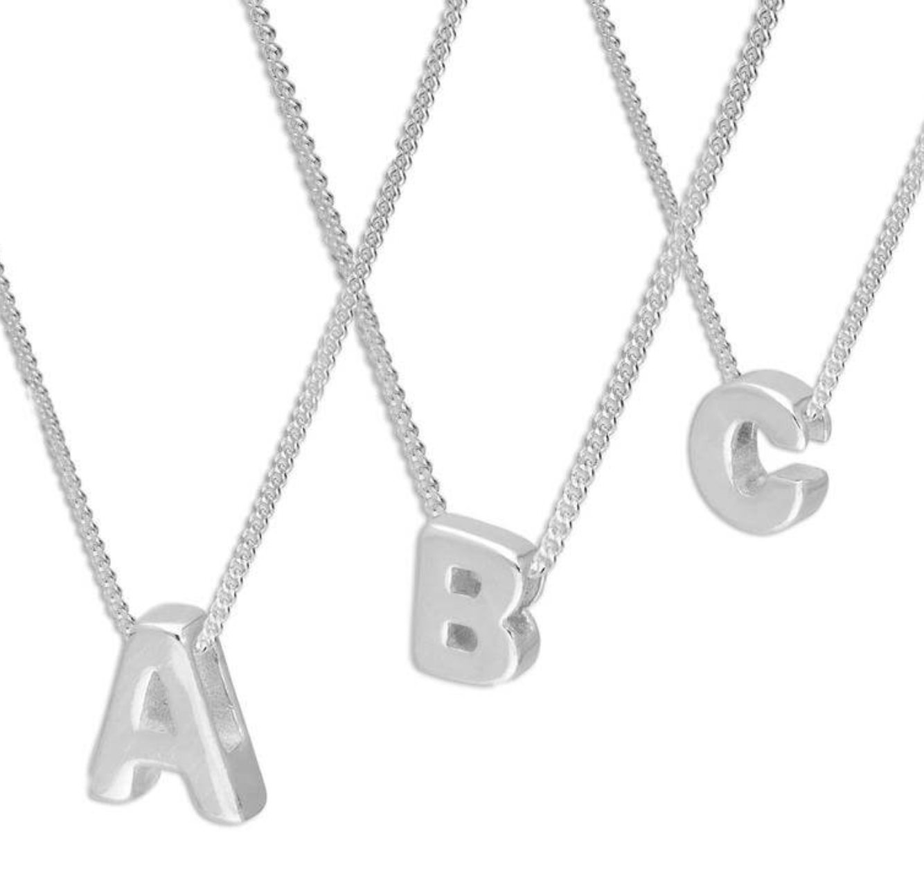 33 off on Sterling Silver Alphabet Letter Necklace OneDayOnly