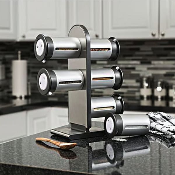 6-Canister Magnetic Spice Stand