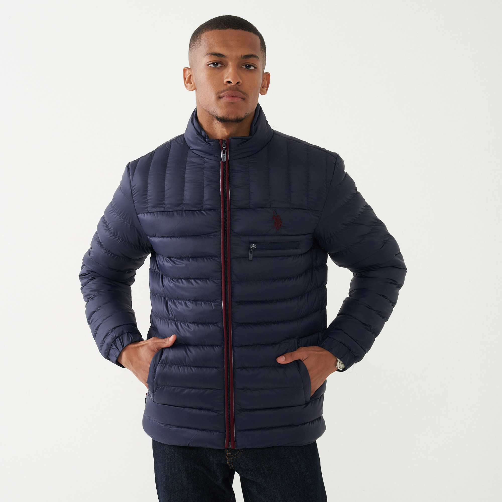 Polo ralph lauren outlet men's paneled down jacket