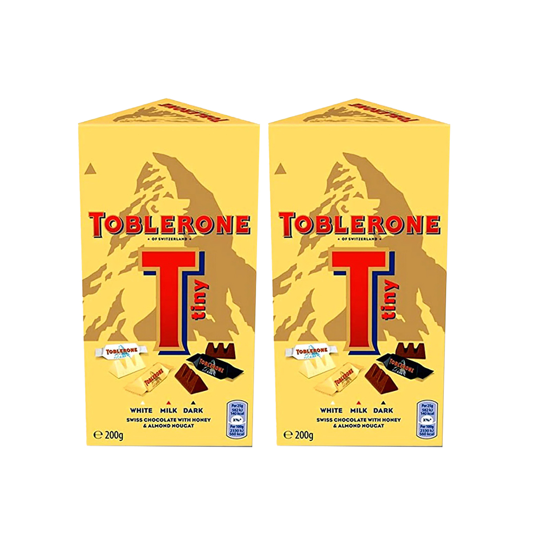 Toblerone 2x 200g Tiny Mix Gift Boxes OneDayOnly