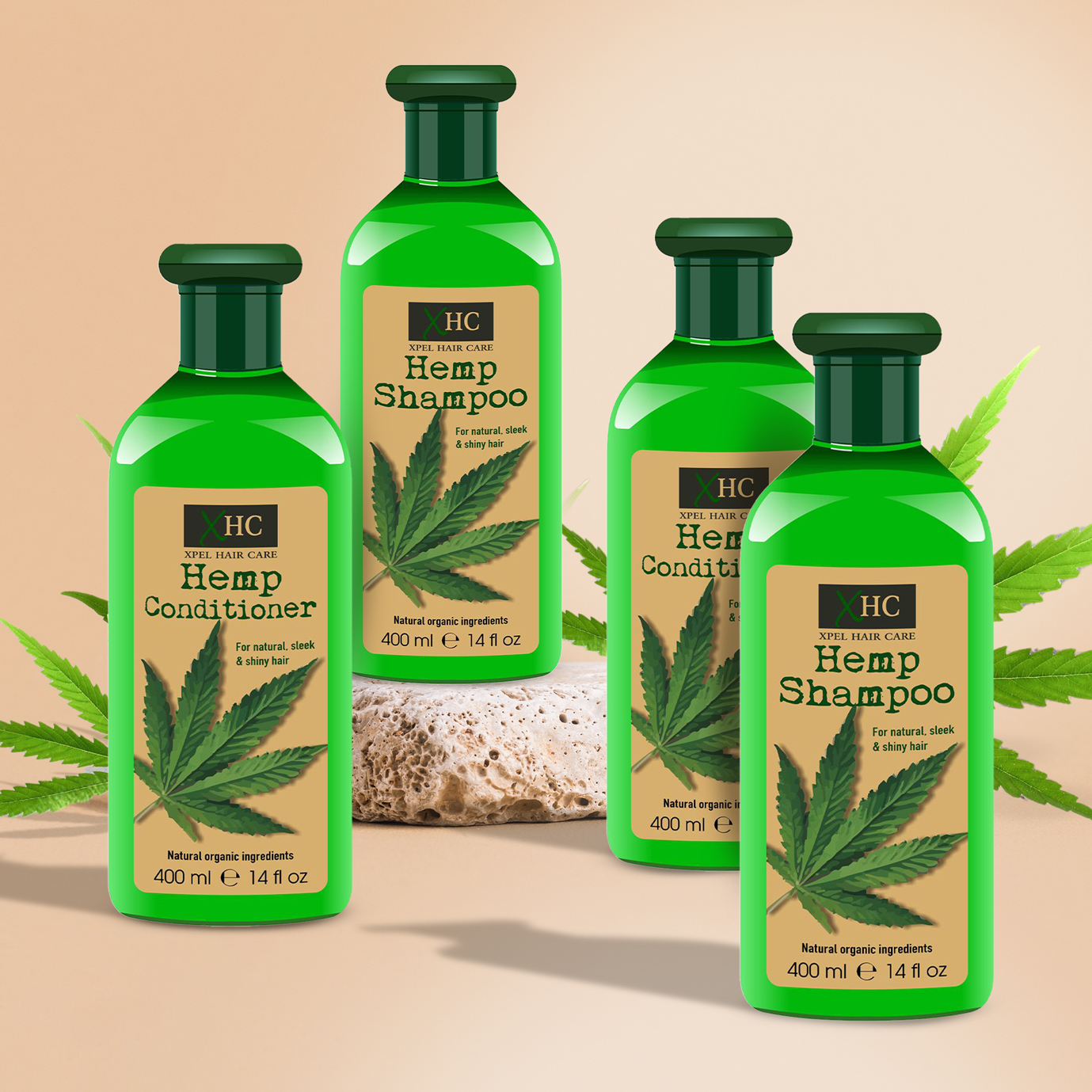 24 off on Xpel 4Piece Shampoo & Conditioners OneDayOnly