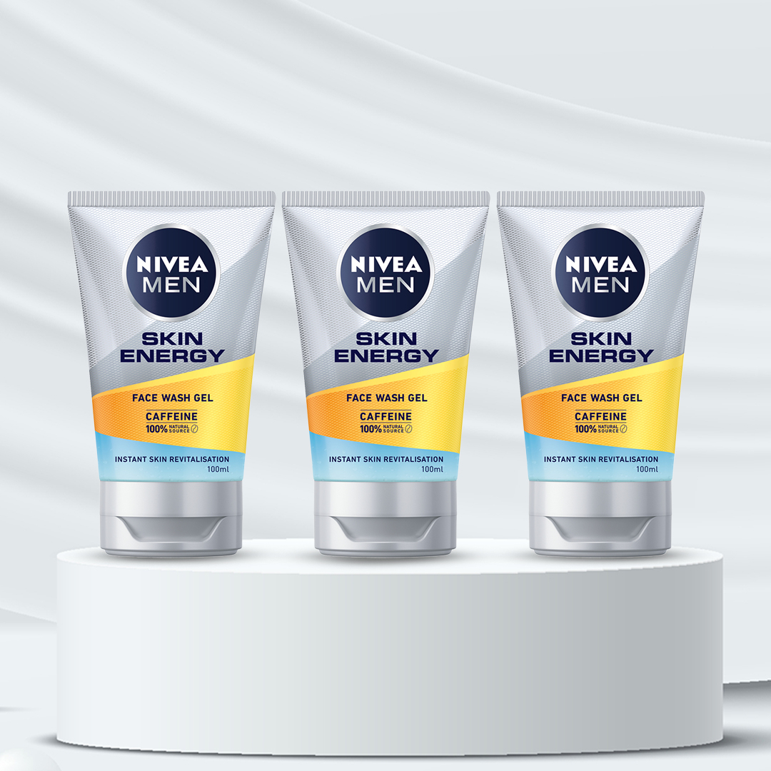 26% off on NIVEA MEN 100ml Face Wash Gels | OneDayOnly