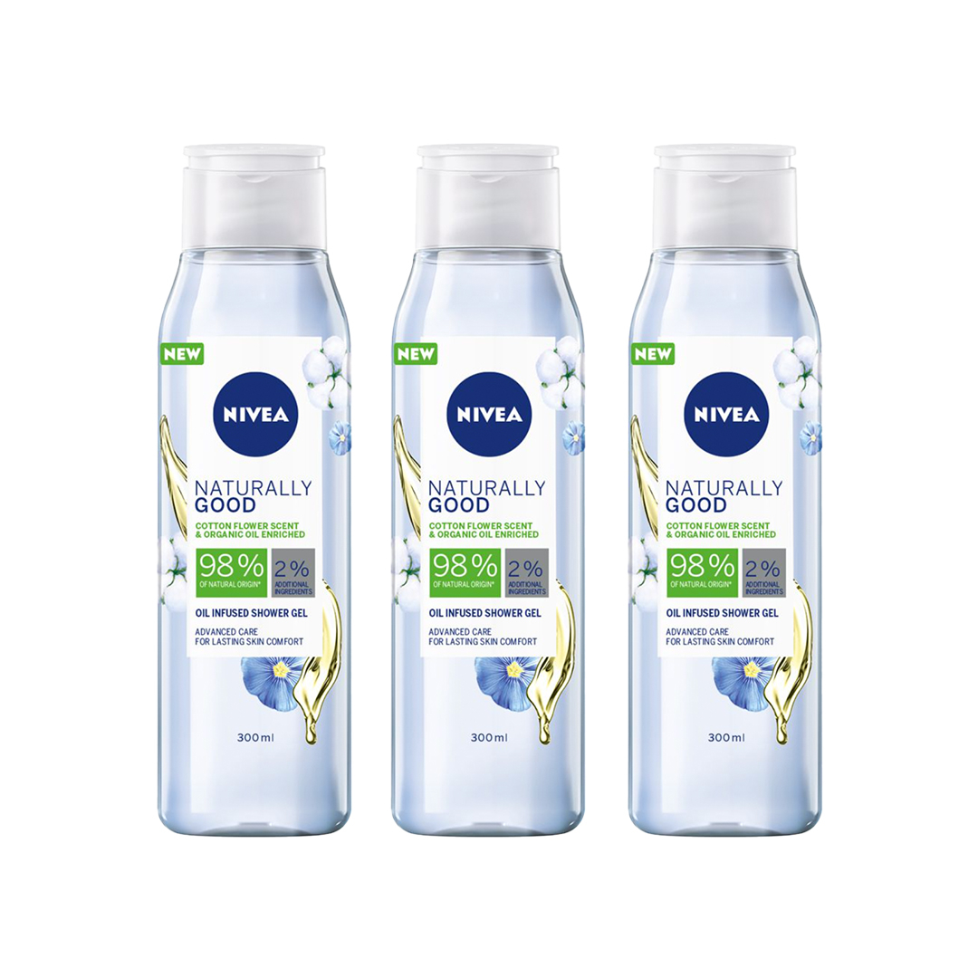 25 off on NIVEA 300ml Natural Shower Gels OneDayOnly