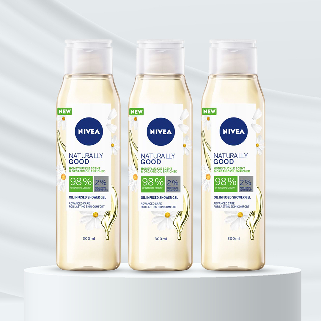 24 off on NIVEA 300ml Natural Shower Gels OneDayOnly