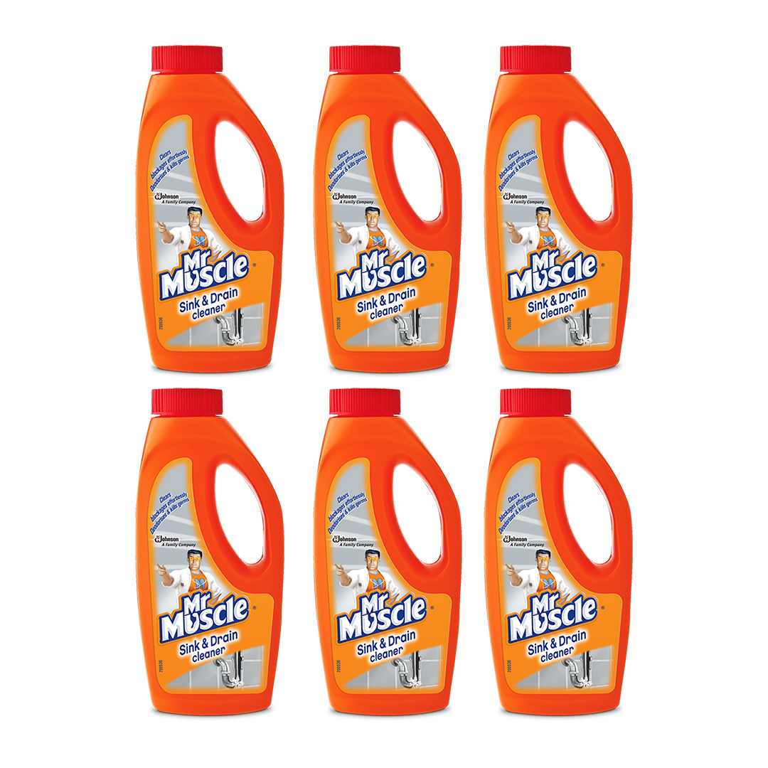 19 off on Mr Muscle 6x 500ml Drain Cleaners OneDayOnly