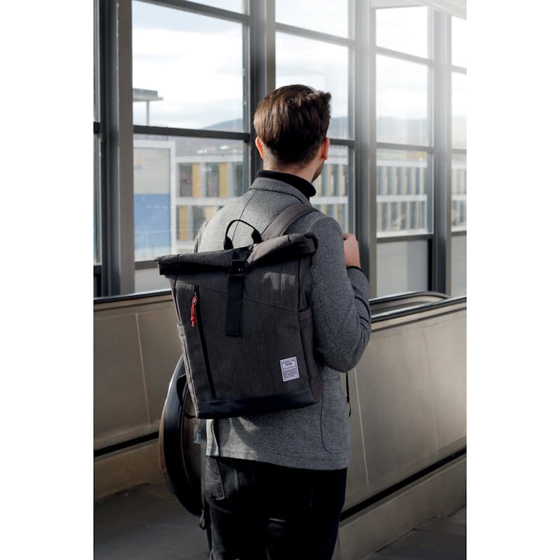Troika Roll Top Laptop Backpack - Adventure Clothing