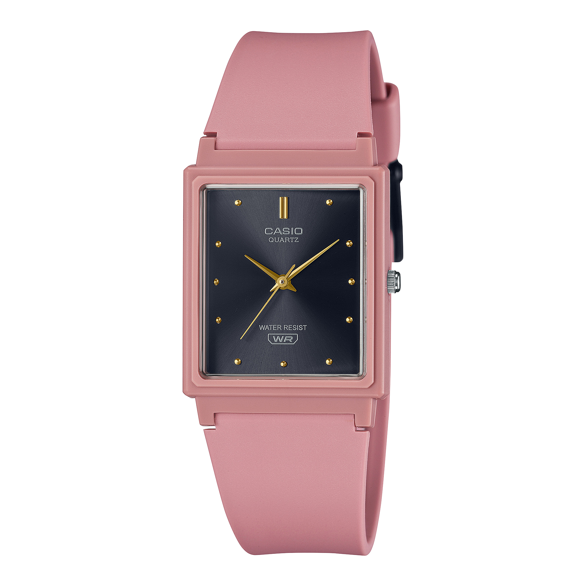 Unisex Analog Pink Retro Resin Matte Watch