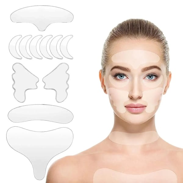 Neck, Chest & Face Anti-Wrinkle Silicone Pad Combo