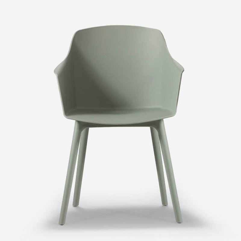 Green Polypropylene Dining Chair