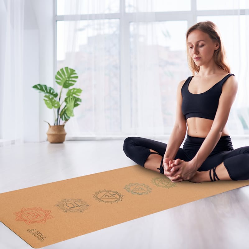 Biodegradable top yoga mat