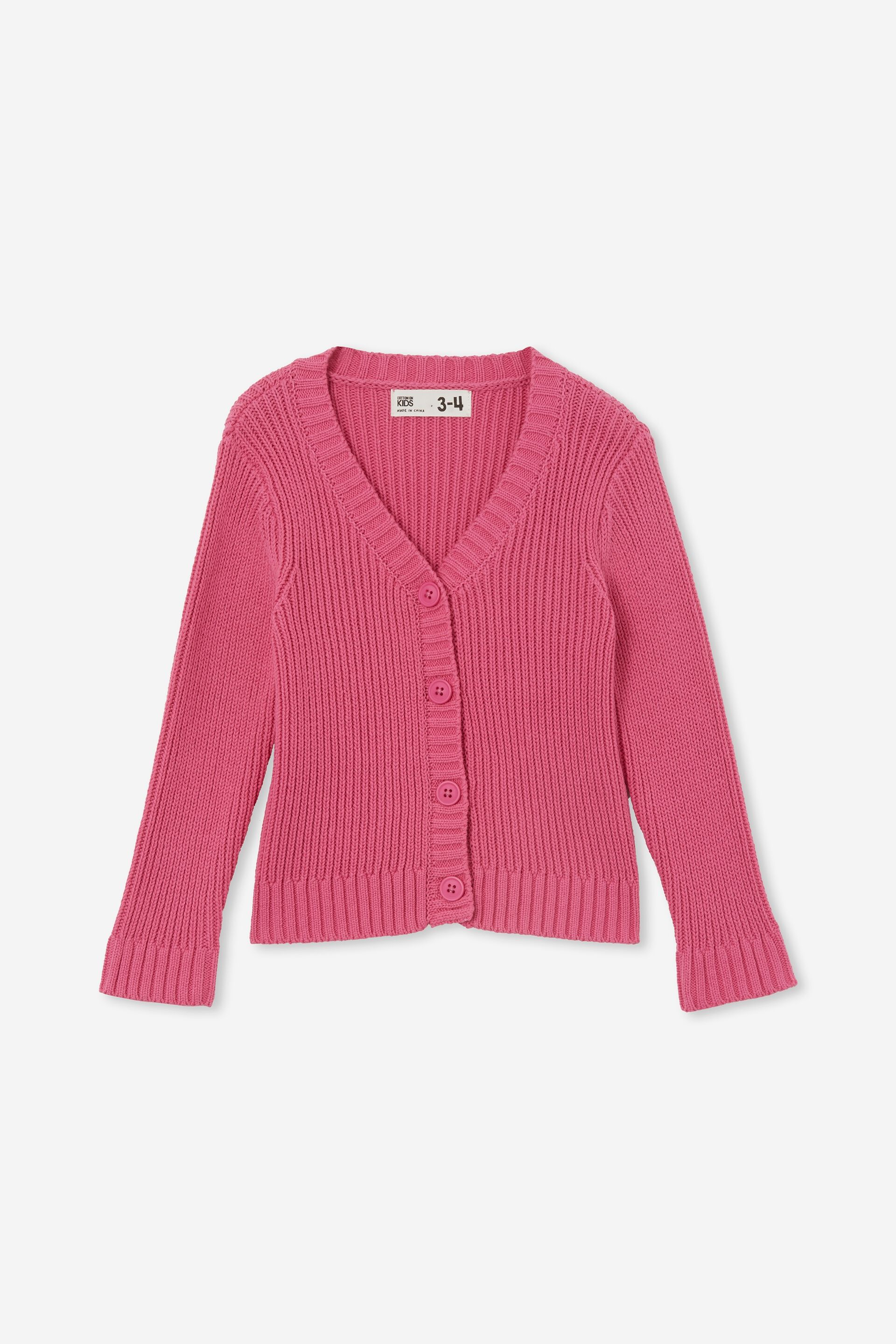 40% off on Girls Raspberry Pink Bailey Cardigan | OneDayOnly
