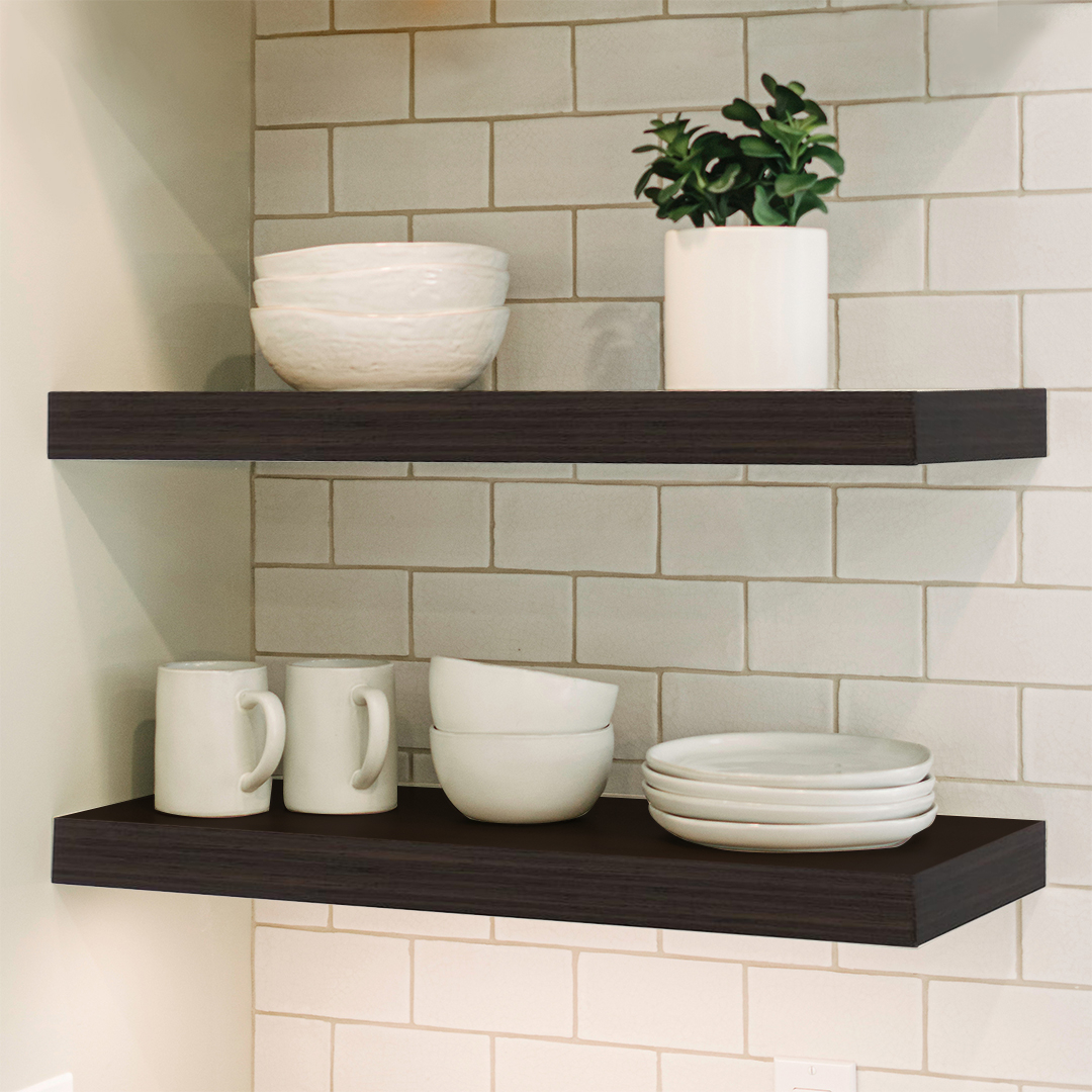 2x Trendy DIY Floating Shelves