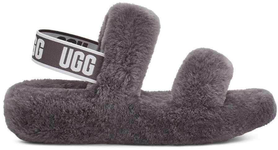 Ladies Oh Yeah Fluffy Slides