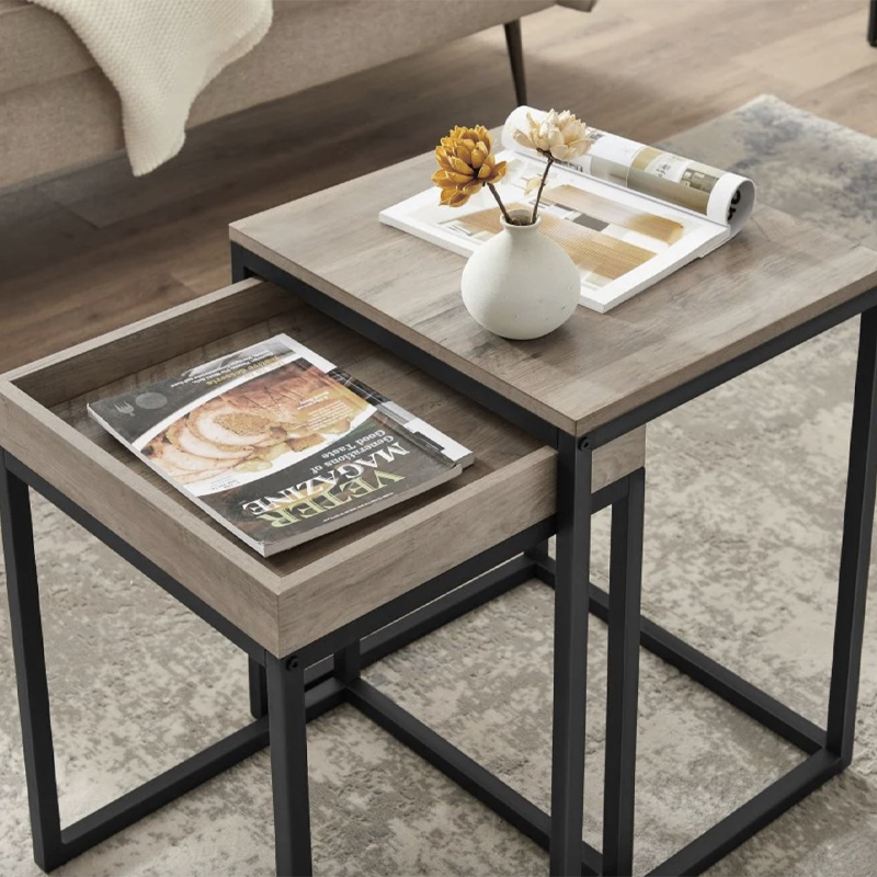 45 off on Bragg Rustic Nesting Side Tables OneDayOnly