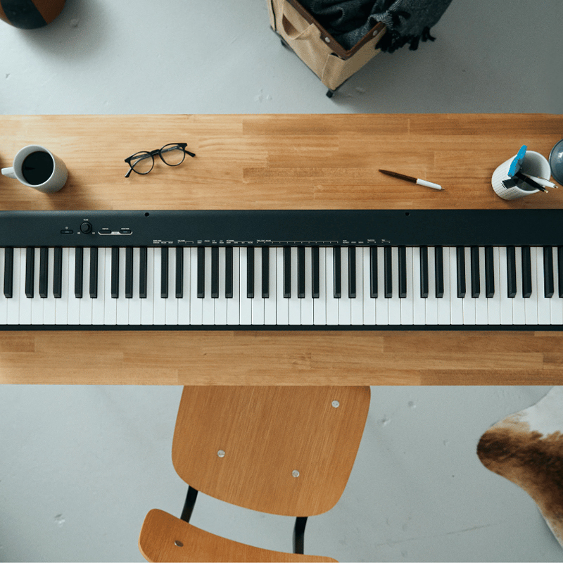 88-Key Black Digital Piano